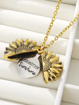 Sunflower Pendant Necklace