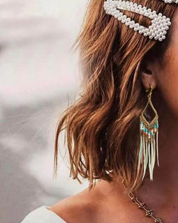 Tassels Feather Earrings